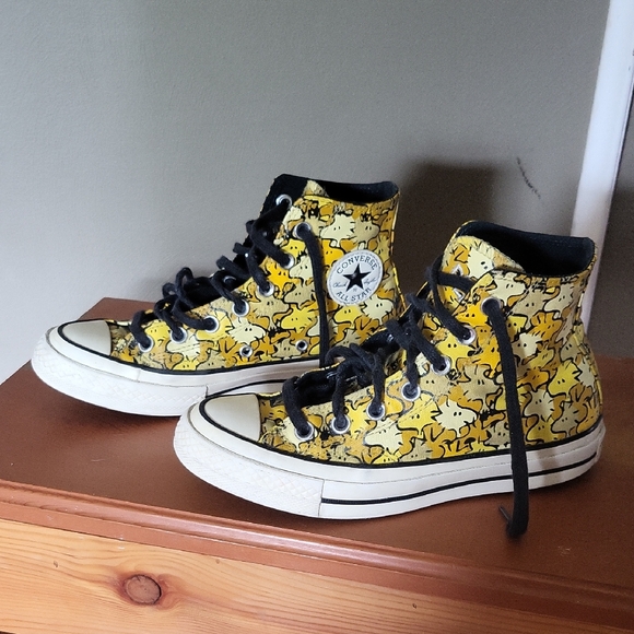 Converse Shoes - Converse Yellow Graphic High-Tops